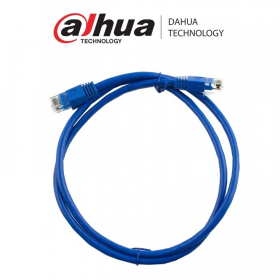 PATCH CORD DAHUA 1 METRO BLUE CAT 6 100% COBRE DH-PFM972-6U-1-BLUE