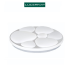 LAMPARA DE TECHO DECORATIVA LUCERNA 46W BLANCA 3 TONOS STONE S-610P-G