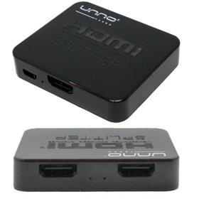 SPLITTER 1X2 UNNO TEKNO HDMI 1 ENTRADA 2 SALIDAS 4K