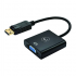 CABLE ADAPTADOR DISPLAYPORT MACHO A VGA HEMBRA UNNO TEKNO AD3006BK