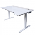 MESA ESCRITORIO DE OFICINA AJUSTABLE PARA PC ASTRA BLANCA C/ENTRADA AC+USB ASTD501G10