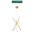 LAMPARA DECORATIVA COLGANTE ASTURIA 48W 3 TONOS 3K/4K/6K ORO LUCERNA S-ASTURIA-C-O