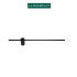 APLIQUE LAMPARA LED DE PARED DECORATIVA LUCERNA 3 TONOS 3K/4K/6K NEGRO S-LINOX-A1-N