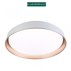 LAMPARA DE TECHO DECORATIVA LUCERNA 36W ORO-CREMA 3 TONOS MILANO S-501 B-O