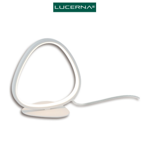 LAMPARA DE MESA DECORATIVA MENHIR 12W BLANCA 3 TONOS 3K/4K/6K LUCERNA S-MENHIR-M-B
