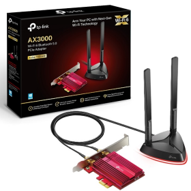 ADAPTADOR ARCHER TX3000E AX3000 WI-FI 6 BLUETOOTH 5.3 PCIE