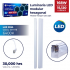 LAMPARA LED D/TECHO MODULAR HEXAGONAL ANGEL LIGHT 6400K 27 LUMINARIAS 168W C/CONECTORES