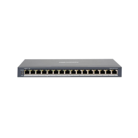 SWITCH 16 PUERTOS (8 POE + 8 GIGABIT RJ45) HIKVISION DS-3E0516P-O