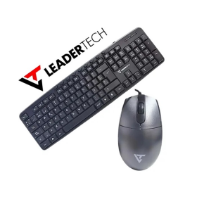 KIT TECLADO Y MOUSE USB PC LEADERTECH K-4401B