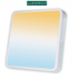 PANEL LED CUADRADO 6 PULG 18W SUPERFICIAL 3 TONOS CRI90 HIGH LUMEN LUCERNA