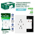 TOMACORRIENTE DOBLE + 2 PUERTOS TIPO C 15A BLANCO NORDIK TR-HTW-6C2TC TROEN