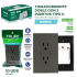 TOMACORRIENTE DOBLE + 2 PUERTOS TIPO C 15A GRIS NORDIK TR-HTP-6C2TC TROEN
