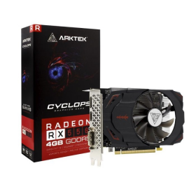 TARJETA DE VIDEO CYCLOPS RADEON RX550 FULL SIZE 4GB GDDR5 128BIT HDMI/DP/DVI-D ARKTEK PCIE-X16