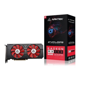 TARJETA DE VIDEO CYCLOPS RADEON RX550 8GB GDDR5 128BIT HDMI/DP/DVI-D ARKTEK PCIE