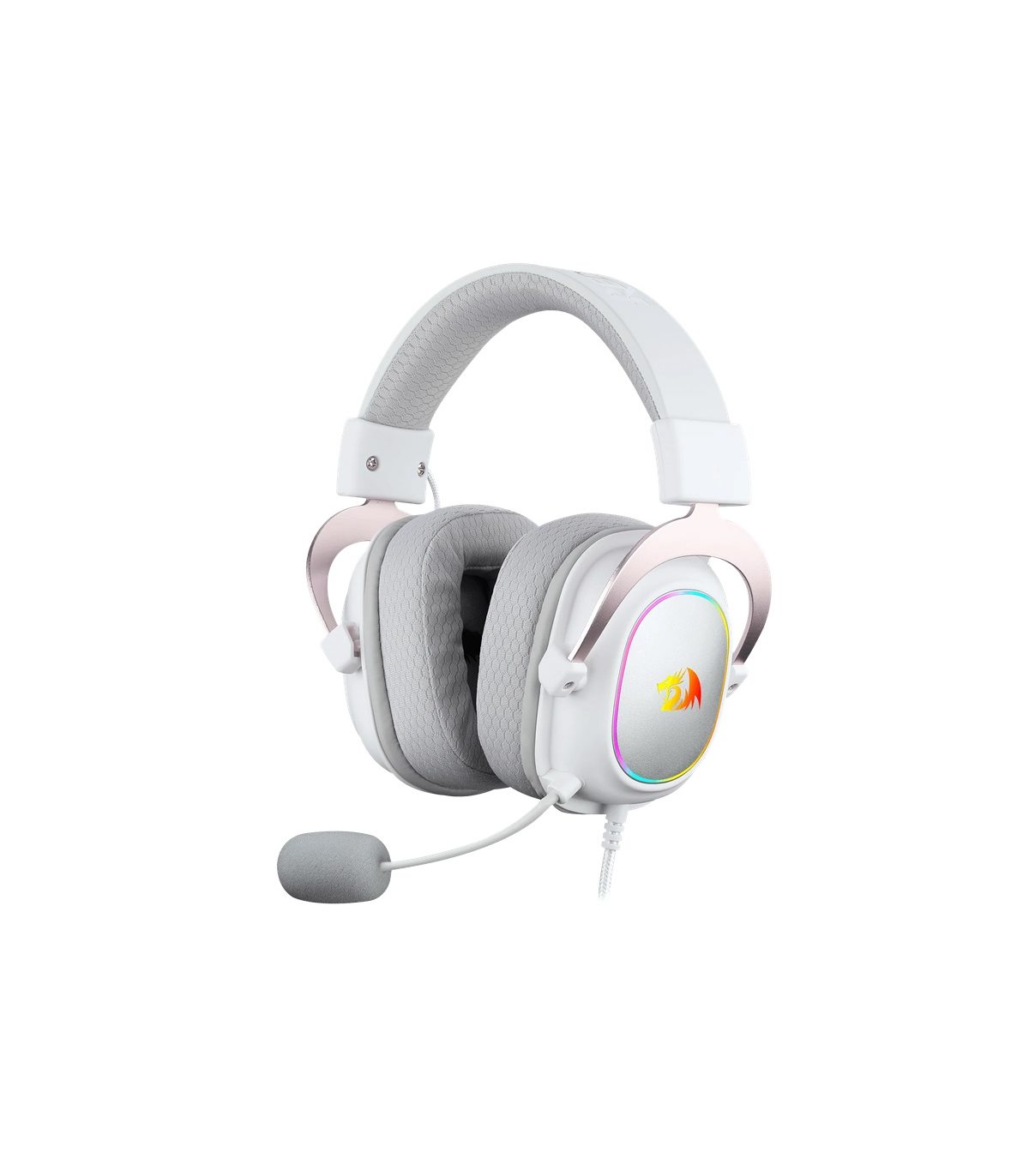 AUDIFONO REDRAGON GAMER ZEUS X INALAMBRICO RGB BLANCO H510W-RGB