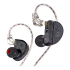 AUDIFONO MONITOR IN EAR KONOKA 3D HIFI HIBRIDO C/MICROFONO NEGRO CVJ 
