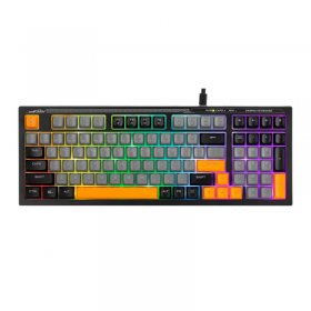 TECLADO GAMER USB MARVO SOLDAT S520B RGB MEMBRANA K638B