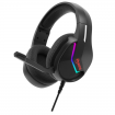 AUDIFONO MARVO TACTIC 40 GAMER USB RGB AURICULAR CON MICROFONO H8618-BK