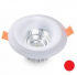LAMPARA LED DOWN LIGTH REDONDA BICOLOR BLANCO ROJO 12+3W 3.5 PULGADAS