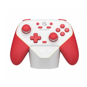 GAMEPAD CONTROL INALAMBRICO MULTIPLATAFORMA GAMESIR GAMER XBOX PC T4NPRO TRI-MODO SUPER NOVA RED/WHI