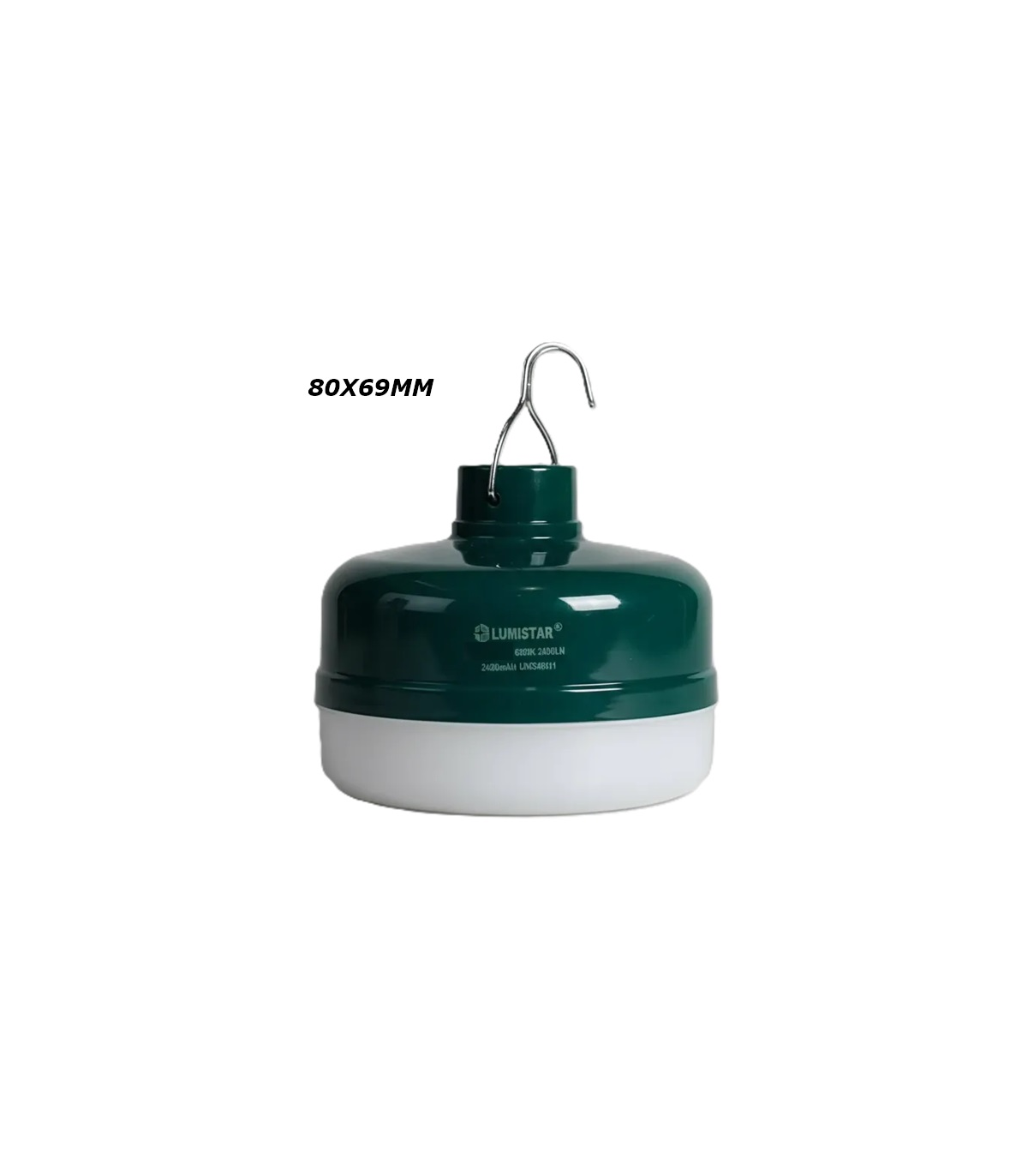 BOMBILLO RECARGABLE 80X69MM LUMISTAR 15W MAGNETICO EMERGENCIA LED313