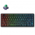 TECLADO MCHOSE GAMER JET 75 SWITCH MAGNETICO BLACK TOPOGRAPHIC 128K HW-JET75-10