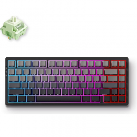 TECLADO MCHOSE GAMER G75 PRO SWITCH MECANICO MATCHA RGB TRI-MODE V2 BLACK-GRAY 8K G75-12A
