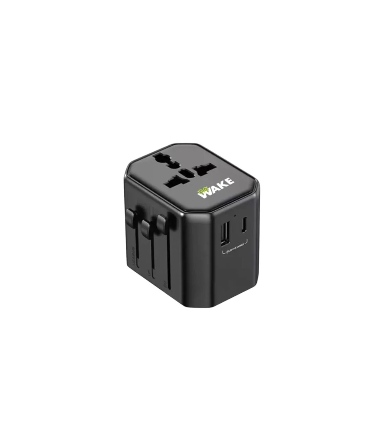 ENCHUFE ADAPTADOR VIAJERO UNIVERSAL TODO EN UNO WAKE AUS/CN-EU-USA-UK