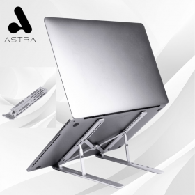 BASE METALICA PARA LAPTOP ASTRA STAND PLEGABLE SILVER LSD002