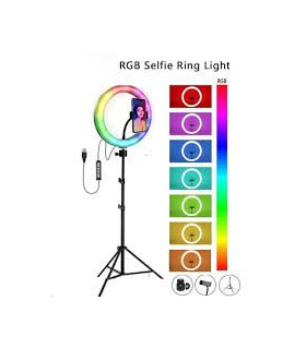 ARO DE LUZ LED RGB 10 PULGADAS - 26CM