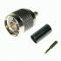 CONECTOR PLUG N PARA COAXIAL PIN DORADO