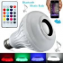 BOMBILLO LED CORNETA + BLUETOOTH MULTICOLORES CONTROL MUSICAL 6W
