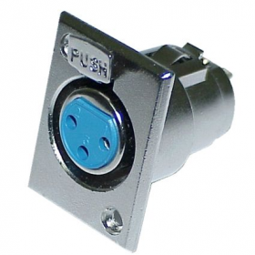 CONECTOR CANON HEMBRA 3 PINES