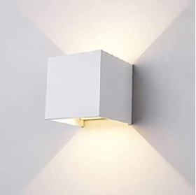 APLIQUE LAMPARA LED DE PARED DECORATIVA BLANCA 6W LUZ NEUTRA 4000K LED204