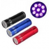 LINTERNA LED LUMISTAR ALUMINIO 9 LED SIN BATERIAS