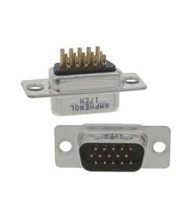 CONECTOR VGA DB15 MACHO DE 3 LINEAS