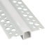 PERFIL PARA CINTA LED EMPOTRABLE DE ALUMINIO BLANCO 1 MTRO XT127