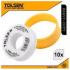 TEFLON PROFESIONAL TOLSEN 12MM X 10 METROS
