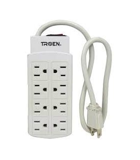 REGLETA ELECTRICA 8 TOMAS 60CM TROEN ETR-H1401