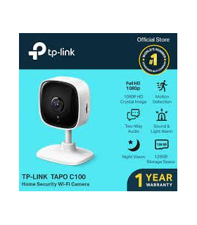 CAMARA IP WIFI SMART TPLINK TAPO C100 HD 1080 AUDIO BIDIRECCIONAL COMPATIBLE ALEXA