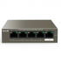 SWITCH 5 PUERTOS CON POE 4 PUERTOS TENDA 30W TEG1105P-4-63W