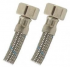 MANGUERA CANILLA FLEXIBLE DE ACERO 1/2 40CM GRIVEN HSB60