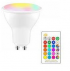 BOMBILLO LED LUZ RGB CON CONTROL DICROICO GU10-5W GEL