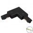 CONECTOR TIPO L PARA RIEL NEGRO