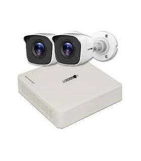 KIT DVR LOGAN 4CH 2 CAMARAS 2MP LX421BN-CXCL