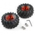 SET DE 2 RUEDAS MONSTRUO 12CM