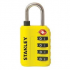 CANDADO STANLEY DE EQUIPAJE TSA 4 DIGITOS MOD S742-057
