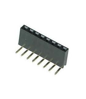 CONECTOR HEADER HEMBRA 8 PINES 90 GRADOS