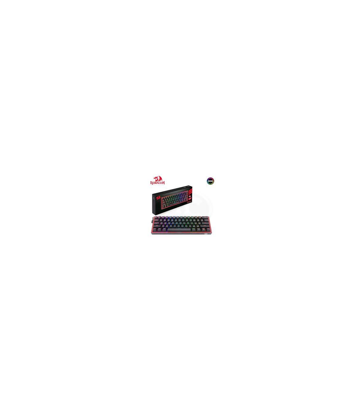 TECLADO REDRAGON GAMER MECANICO RGB FIZZ PRO K616-RGB