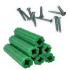 SET RAMPLUG VERDE CON TORNILLO 1/4 PULG. 25 UNIDADES